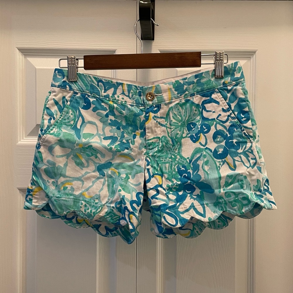 Lilly Pulitzer Buttercup Shorts Size 0